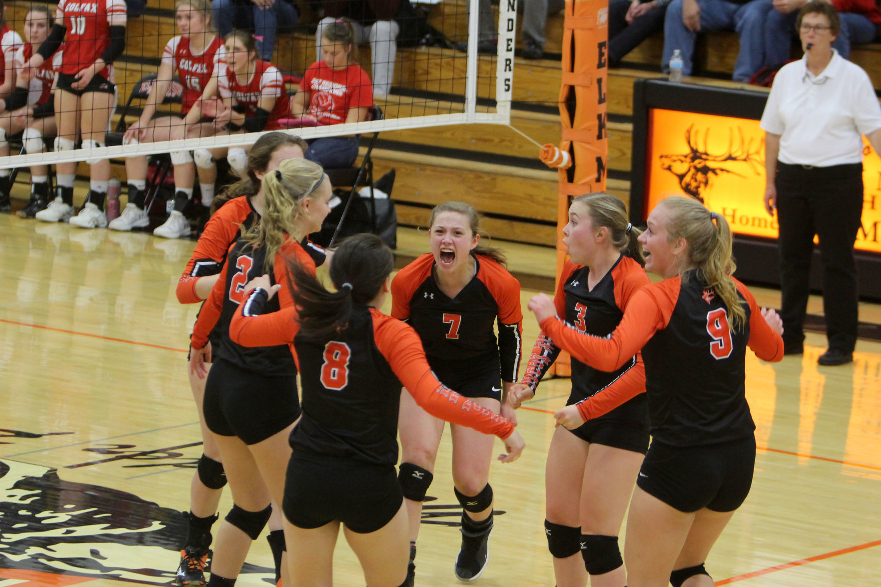 Colfax at Elk Mound volleyball 10-17-19
